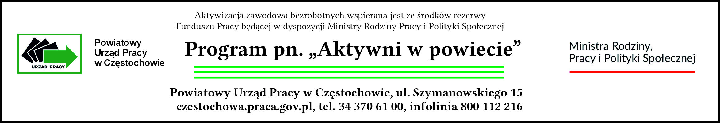 Logo Programu Aktywni w powiecie