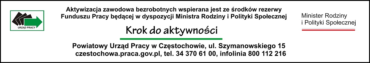 Logo Programu pn. Krok do aktywności